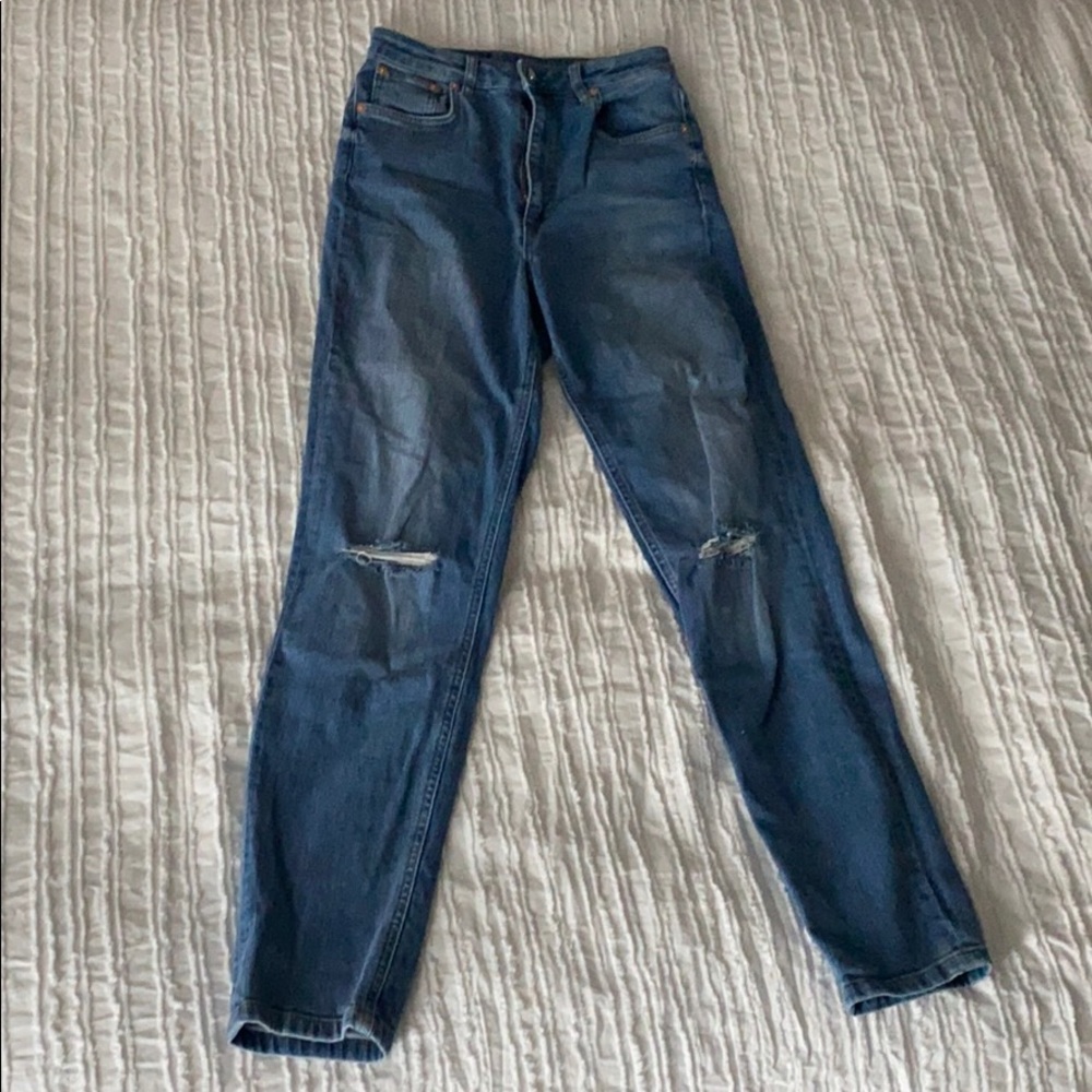 ASOS High Waisted Ripped Jeans